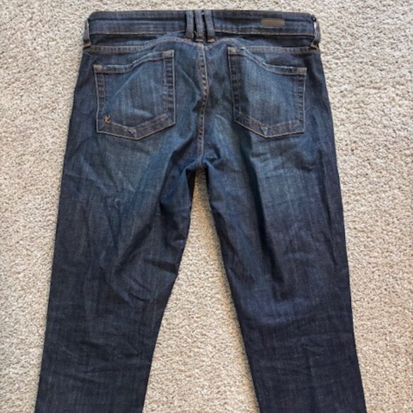KUT Catherine Low Rise Boyfriend Distressed Jeans - size 4 - Picture 4 of 7